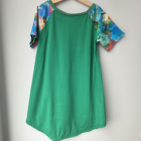 Bob Ross Happy Tree Graphic Tee Tie Dye Sleeve Top - Picture 6 of 9